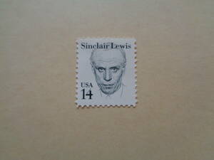 アメリカ切手　1985年　 Sinclair Lewis　シンクレア・ルイス　　14