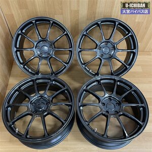 鍛造 廃盤サイズ RAYS VOLK RACING ZE40 19インチ 8.5J +38 5H 114.3 4本 GRヤリス クラウン マークX スカイライン WRX STI 等 ▼004