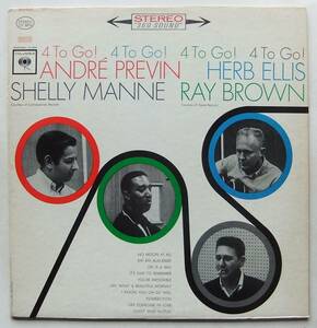 ◆ ANDRE PREVIN , HERB ELLIS , SHELLY MANNE , RAY BROWN / 4 To Go ! ◆ Columbia CS 8818 (2eye) ◆ V