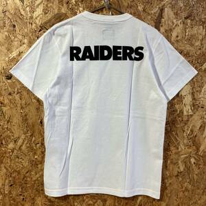 DENIME NFL RAIDERS 半袖 Tシャツ M コラボ 別注 限定 ドゥニーム オークランド レイダース 刺繍 ワッペン