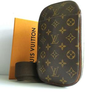 1円～鑑定済 LOUIS VUITTON ルイヴィトン モノグラム ポシェット・ガンジュ ショルダーバッグ ウエストポーチ クロスボディバッグ M51870