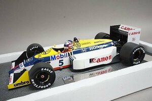 ミニチャンプス PMA 1/18 WILLIAMS HONDA ウィリアムズ ホンダ FW11B N.マンセル ウィナー イギリスGP 1987 #5 117870005