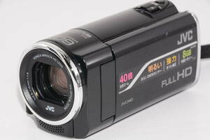 【外観特上級】JVC Everio GZ-E150-B ビデオカメラ ブラック バッテリー付　#s6345