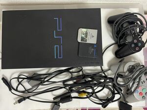 SONY PlayStation2 プレイステーション2 中古品 ソニー ブラック 封印シール有り 