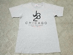 良好 90s USA製 HOOPTOWN CHICAGO フープタウン シカゴ Tシャツ L 杢グレー / シカゴブルズ マイケルジョーダン