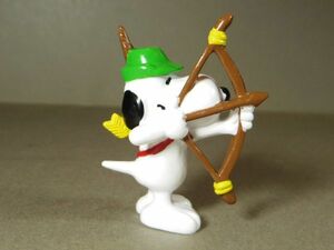 ピーナッツ スヌーピー PVCフィギュア 弓 Snoopy