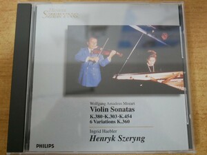CDk-4331 シェリング ,ヘブラー / モーツァルト:ヴァイオリン・ソナタ第35・27・40番、他