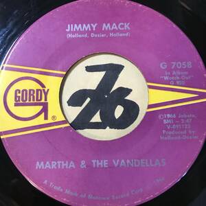 試聴 MARTHA & THE VANDELLAS JIMMY MACK 両面NM