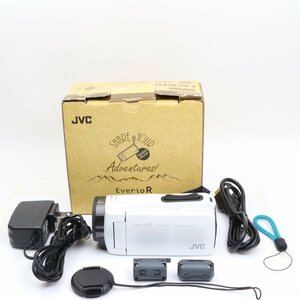 ビデオカメラ　JVCKENWOOD JVC ビデオカメラ Everio R 防水 防塵 32GB シャインホワイト GZ-R470-W