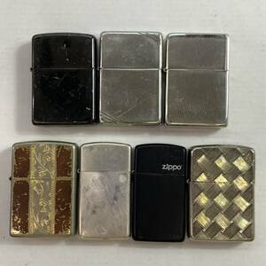 (20160)▽【１円スタート】ZIPPO　ジッポ　7個セット　2011年〜2013年　箱無し　セット売り　まとめ　中古品