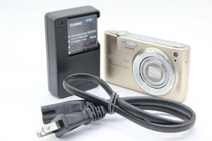 【返品保証】 カシオ Casio Exilim EX-Z400 ゴールド 4x バッテリー チャージャー付き コンパクトデジタルカメラ s6684