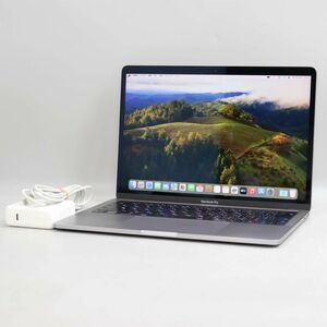 1円スタート Apple MacBook Pro 13インチ, 2019, Thunderbolt 3ポート x 4 (Core i7-8569U/メモリ16GB/SSD250GB/macOS 14/スペースグレイ)