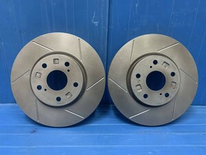 ・ DBA-GRS200 クラウン アスリート 2.5L スリット加工 研磨済 ディスクローター 1台分 T-4183