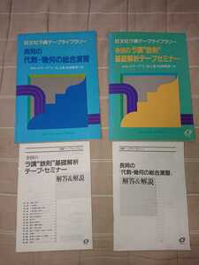 バラ売り旺文社ラ講テープライブラリー 長岡の代数幾何の総合演習 寺田のラ講鉄則基礎解析セミナー長岡亮介寺田文行高校数学大学受験問題集