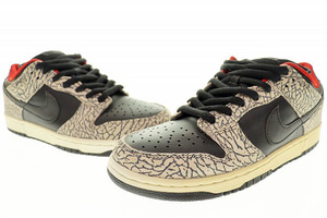 ナイキ NIKE DUNK LOW PRO SB SUPREME 2002 1st 28.5cm 304292-131 シュプリーム ダンク ロー プロ エスビー ファースト ブラック セメント