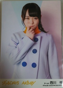 AKB48 ジワるDAYS 劇場盤 生写真 西川怜