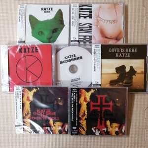 完売品 新品未開封 限定盤「KATZE 6枚セット＋特典DVD」BLIND STAY FREE LOVE IS HERE Good Time Bad Times GOD SAVE THE ROCK