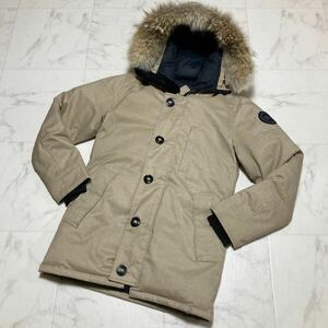 1円〜 最高級 極美品 CANADA GOOSE カナダグース BLACK LABEL ブラックレーベル CRESTON PARKA クレストンパーカ ダウンジャケット 3481JMB