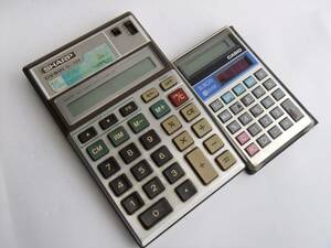 レトロ電卓　SHARP EL-308 CASIO SL-807T ジャンク品