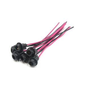 uxcell ライトソケット T10 ライト バルブ ワイヤ線束 ソケット ホルダー コネクタ 12V-36V 車用 6個入り