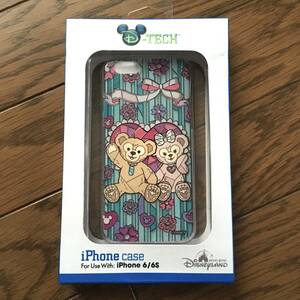 ★香港ディズニー限定 ダッフィー＆シェリーメイ ステンドガラス風 iPhone6/6sケース HONG KONG Disney LAND ダッフィーグッズ Duffy