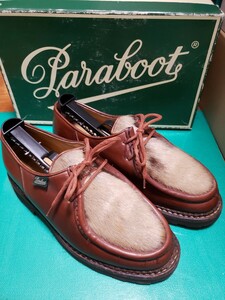 【希少・旧タグ】Paraboot パラブーツ Michael ミカエル PHOQUE フォック　アザラシ 40.5 箱付き！