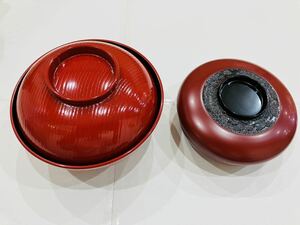 漆器 椀 黒 赤 食器