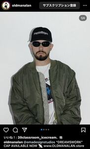 oMA STUDIOS DREAMSWORK CANVAS HAT キャップ oldmanalan キャンバス ブラック