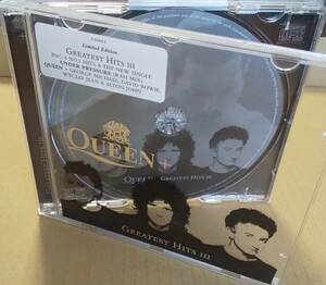 稀少 未使用 限定ピクチャー・ケース+UK Orig Swindonプレス QUEEN/Greatest Hits III/クイーン GEORGE MICHAEL DAVID BOWIE ELTON JOHN