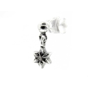 クロムハーツ CHROME HEARTS ■ 【 TNY STR DRP 1 DIA 】 タイニー スター 1 ダイヤ ドロップ ピアス 31428