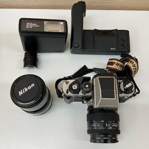 【S114】ニコン Nikon 中古品まとめ カメラ本体 F3/T 35-70mm レンズ135mm 1:2.8 ほか