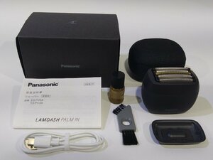 Panasonic/パナソニック メンズ電気シェーバー ラムダッシュ パームイン ES-PV3A-K マットブラック 本体まるごと清潔水洗い 2023年製