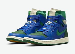 生産終了 27cm US10 Aleali May Nike Wmns Air Jordan 1 Zoom CMFT SP Califia comfort アレイリメイ エアジョーダン royal green 青 緑 白