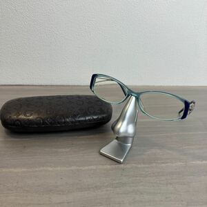 CECINE セリーヌ 眼鏡 メガネ レディース スマート ブルー系 フルリムフレーム ブランド品 231207