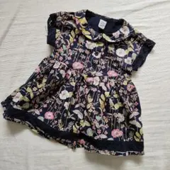 babyGAP 花柄ワンピース　半袖　80　ギャップ　フロントボタン