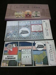 京都市公営交通100周年記念・市バス地下鉄一日乗車券セット