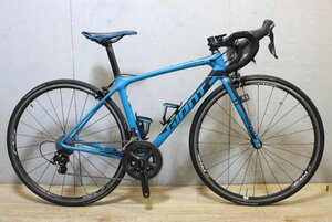 ■GIANT ジャイアント TCR ADVANCED2 フルカーボン SHIMANO 105 5800 2X11S サイズXS 2017年モデル 美品