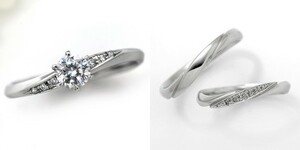 婚約指輪 安い 結婚指輪 セットリング ダイヤモンド プラチナ 0.2カラット 鑑定書付 0.250ct Fカラー VS1クラス 3EXカット H&C CGL
