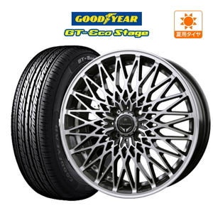 サマータイヤ ホイール 4本セット BADX ロクサーニ パヴォーネ グッドイヤー GT-エコ ステージ 165/65R15 タフト 等