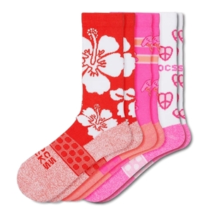 サイズ27-30cm★3足セット★クロックス　ソックス　CROCS SOCKS★男女兼用　大人サイズL★208003-6RW-L★正規品★9544 スポーツソックス