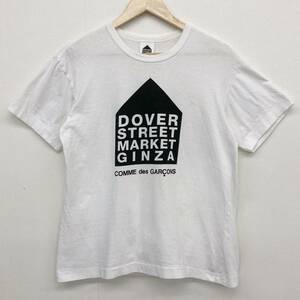 DOVER STREET MARKET GINZA コムデギャルソン ロゴ Tシャツ 白 Lサイズ ドーバーストリートマーケット 半袖 カットソー archive 3080243