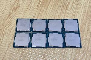 CPU INTEL XEOn E3-1220V6 SR329 3.00GHZ 8枚セット　★ジャンク★