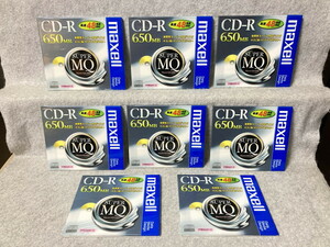 ★【長期保管のためジャンク扱い】maxell CD-R 650MB SuperMQ 未開封品 × 8枚セット(データ用CD-R) / マクセル,CDR