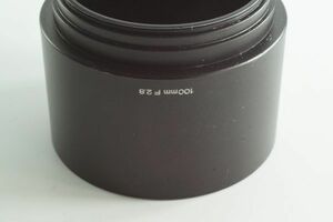 plnyeA013[キレイ 送料無料] KONICA 100mm F2.8 コニカ AR100mm F2.8用 メタルフード （55mm径）レンズフード