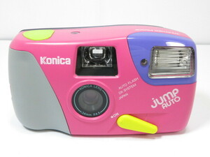 【 ジャンク品 】Konica JUMP AUTO 防水 コンパクトフイルムカメラ [管KO3009]