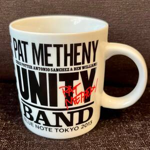 【未使用】マグカップ PAT METHENY UNITY BAND Blue Note Tokyo 2013 パット・メセニー・ユニティ・バンド ブルーノート東京公演来場記念品