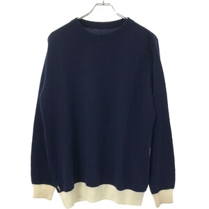 UNDER COVER アンダーカバー 2000AW MELTING POT ウールニットセーター ネイビー L ITEAXU72AED4