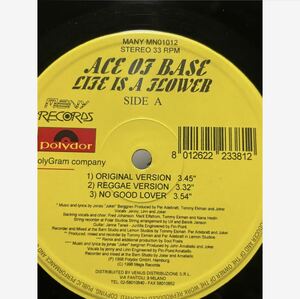 エイスオブエース Ace Of Base Life Is A Flower. 12インチ