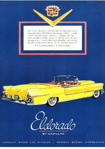 ◆1955年の自動車広告　キャデラック4　CADILLAC　GM