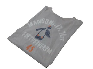 45r 45rpm:MADISON AV 17E71st:ペンギン:半袖Tシャツ:used:MEN